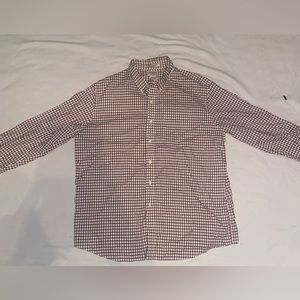 LL Bean Button Up Shirt Mens XL Long Sleeve Plaid Collar